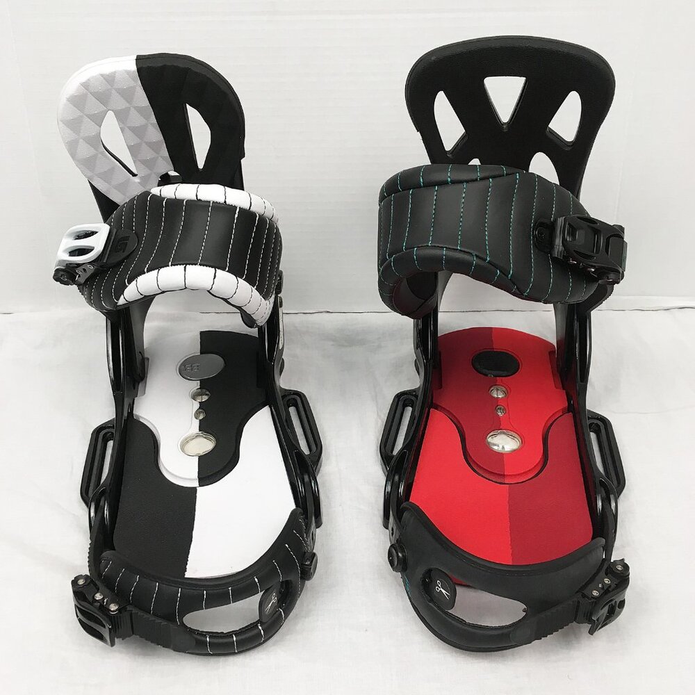 NEW Rare Design Samples of Burton Cartel EST & Mission EST Snowboard Bindings! M